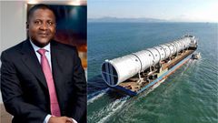 Dangote is expecting Atmospheric Tower in Lagos refinery