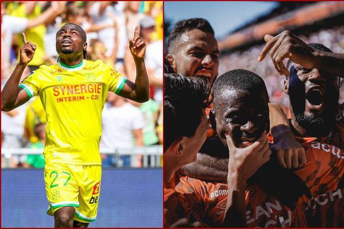 Moses Simon's goal was not enough to deny Terem Moffi and Lorient glory at home.