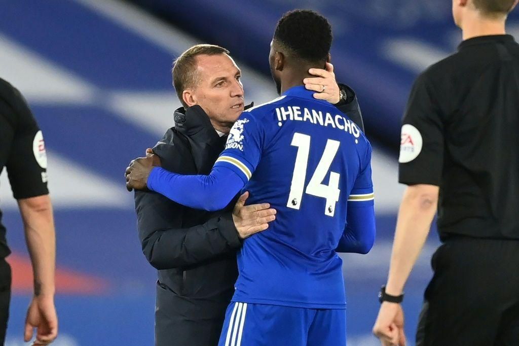 Leicester City manager Brendan Rodgers has encouraged Iheanacho despite his recent shortcomings in front of goal
