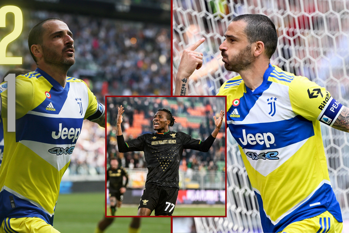 Bonucci's brace keeps Juventus Champions league spot on lock with win over Venezia