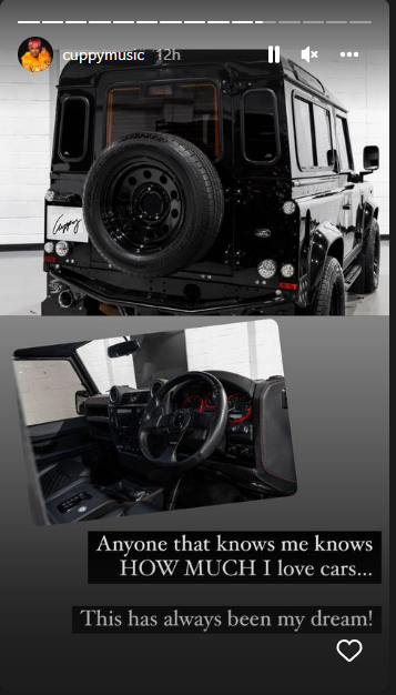 DJ Cuppy spoils herself with a Landrover truck worth over N30M