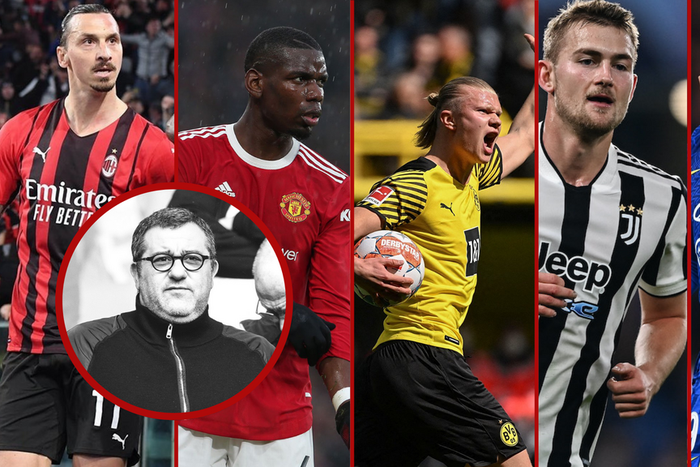 Pulse sports reveals the full list of players Mino Raiola has represented