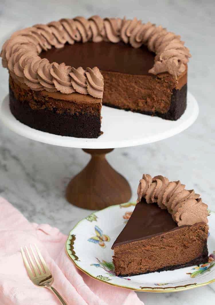 Chocolate cheesecake
