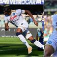 Victor Osimhen scored twice for Napoli against Verona
