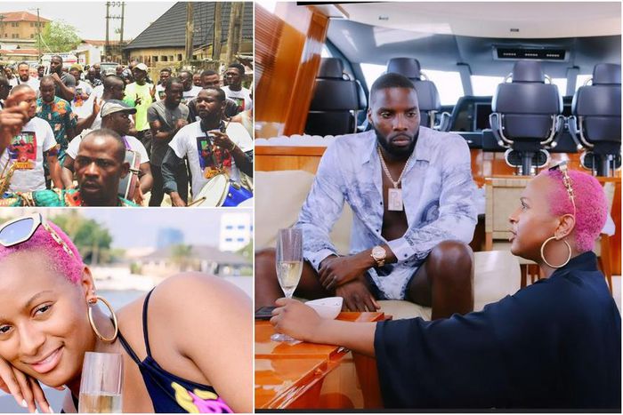 Lawrence Okolie visits Surulere, teams up with DJ Cuppy