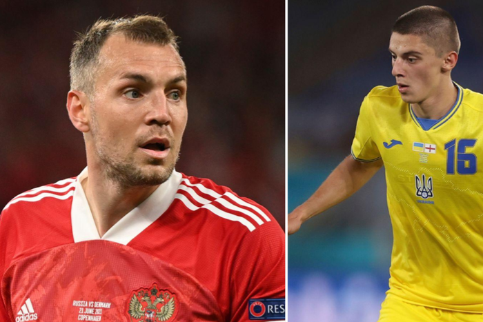 Artem Dzyuba Vitaliy Mykolenko