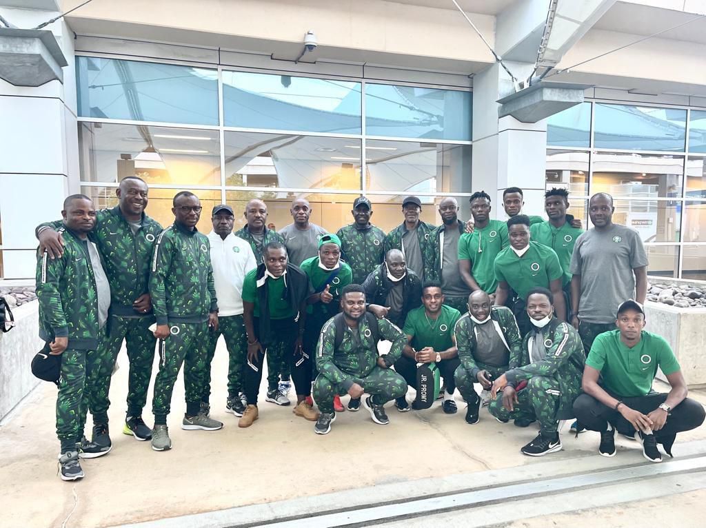 Super Eagles arrive in Dallas for Mexico friendly