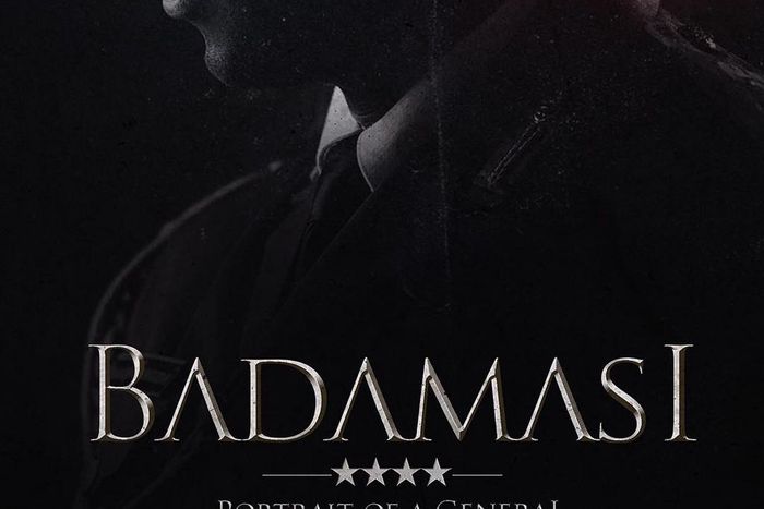 The official poster for 'Badamasi: Portrait of a General'  [Instagram/@obiemelonye]