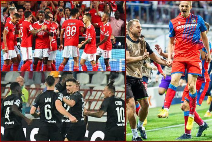 Benfica, Maccabi Haifa and Viktoria Plzen are the latest qualifiers for the Champions League group stages.