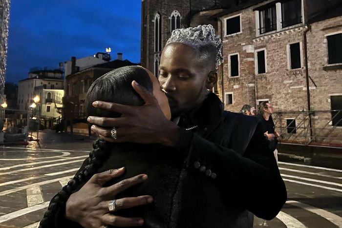 Nigerian music star Mr Eazi and his fiancee Temi Otedola [Instagram/TemiOtedola]