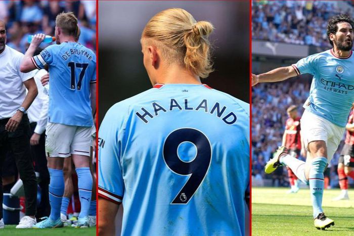 Manchester City stars comment on Erling Haaland