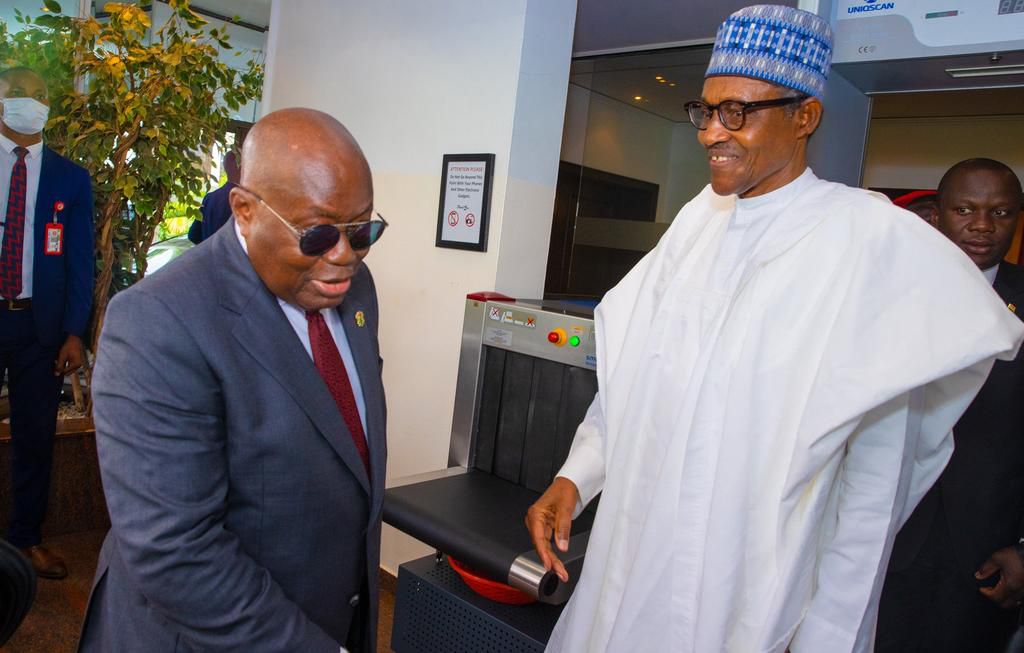 Presidents meet ahead of the Super Eagles clash against the Black Stars of Ghana