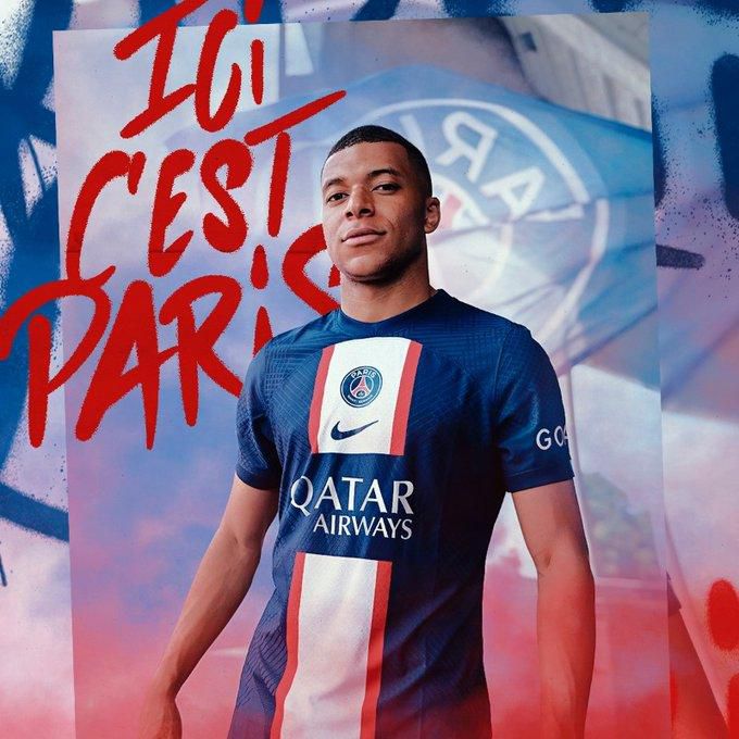 Mbappe, Messi and Neymar model new PSG home jersey [Photos/Videos]
