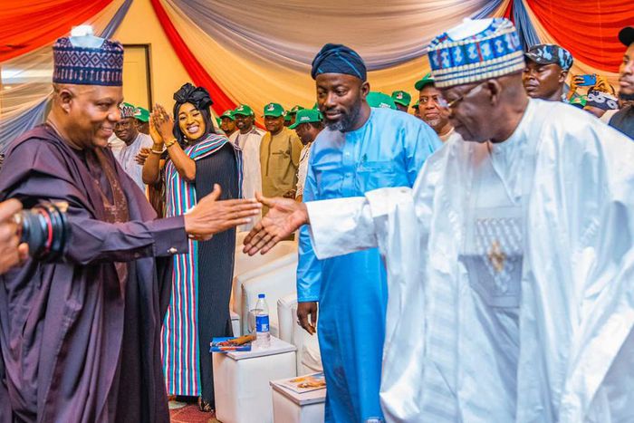 APC Presidential candidate, Asiwaju Bola Tinubu and his running mate, Kashim Shettima. [Twitter:TinubuMediaS]