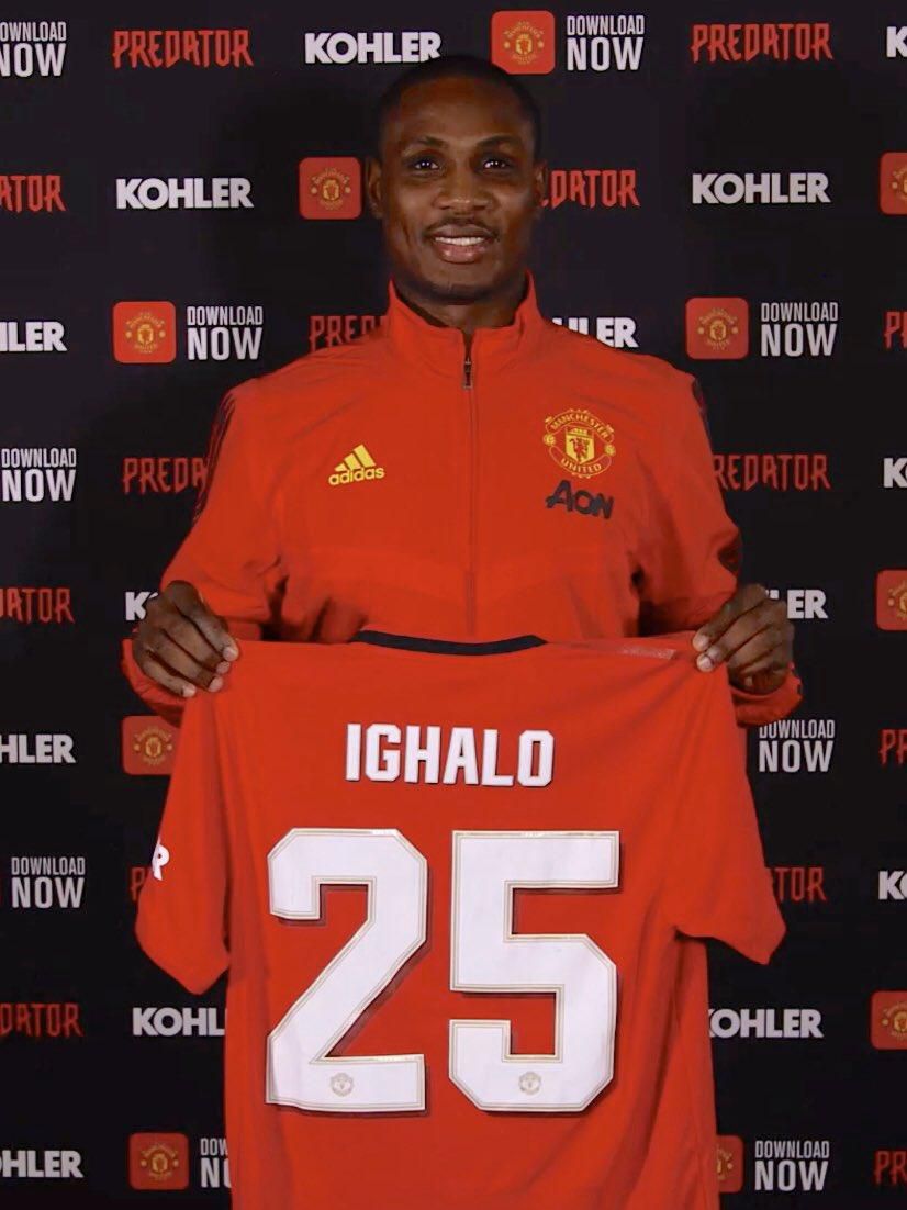 Odion Ighalo (Twitter/Manchester United)