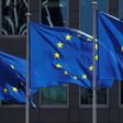 FILE PHOTO: European Union flags flutter outside the European Commission headquarters in Brussels