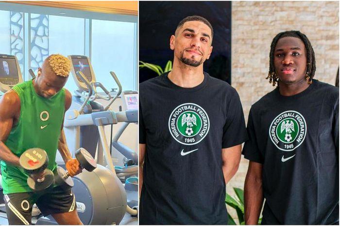 Osimhen is in the Super Eagles camp