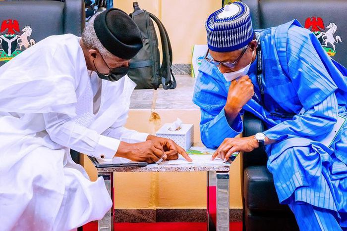 President Muhammadu Buhari and Vice President Yemi Osinbajo.
