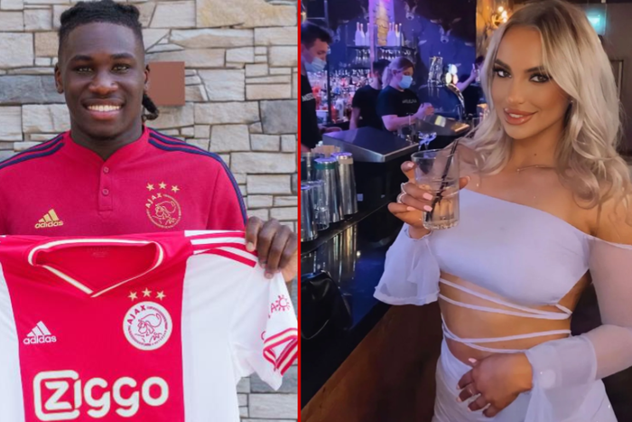 Calvin Bassey and his ex-girlfriend Molly