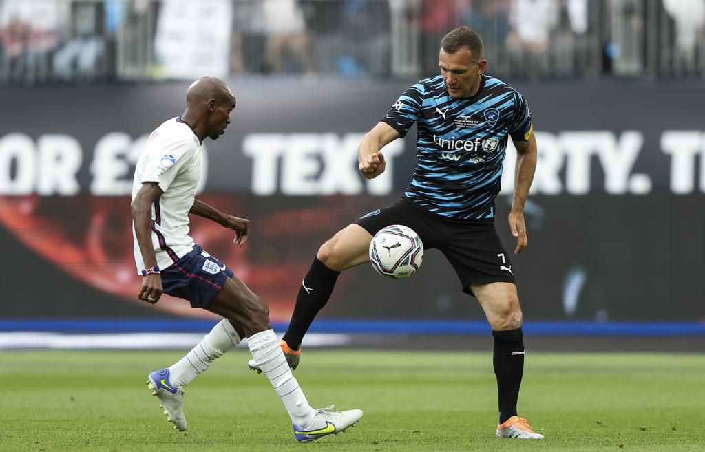 Bolt, Evra shine as World XI beat England to win Soccer Aid