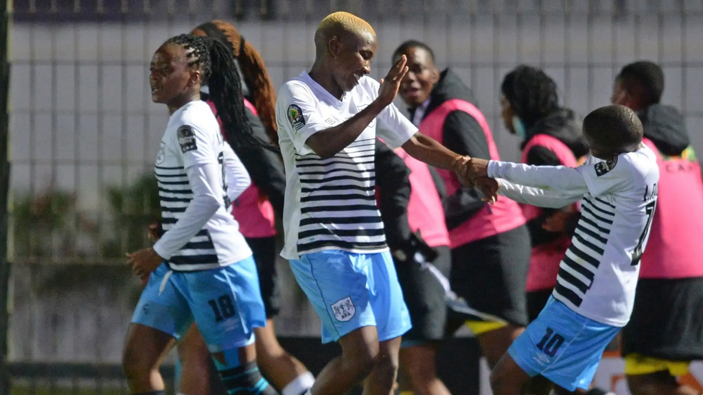 Refilwe Thholakele scored twice and assisted one against Burundi