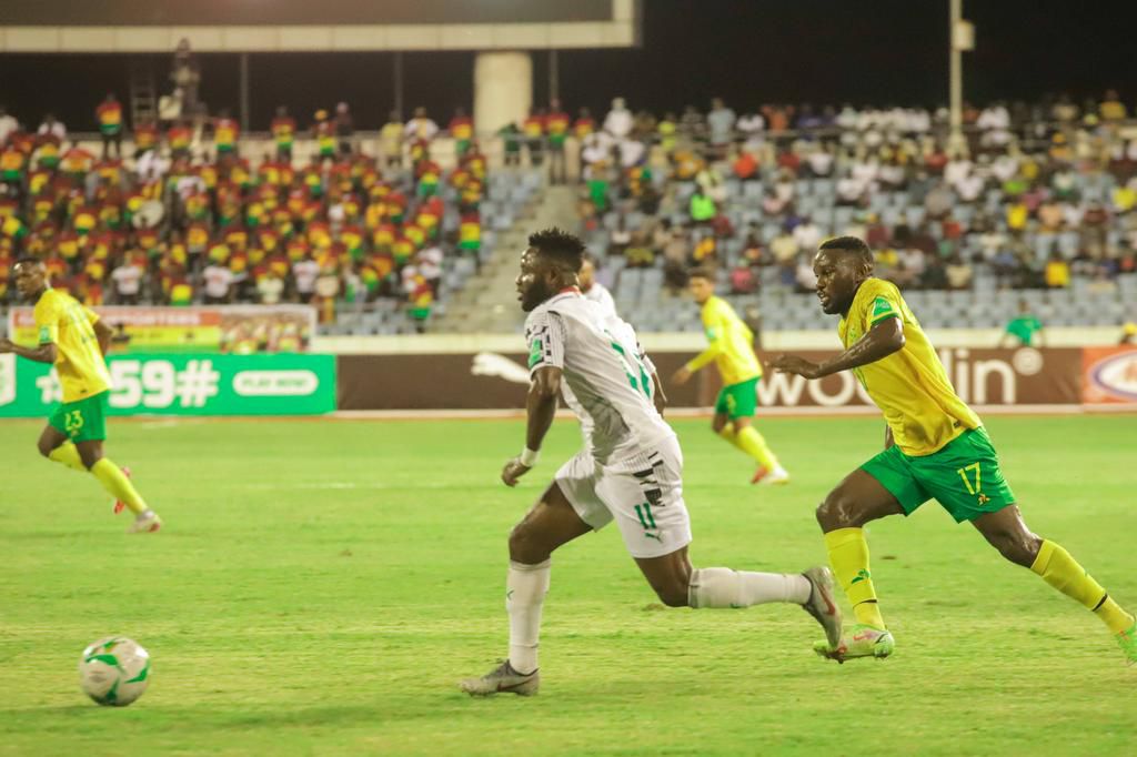 The Black Stars' last match in the Cape coast stadium was the controversial match against South Africa
