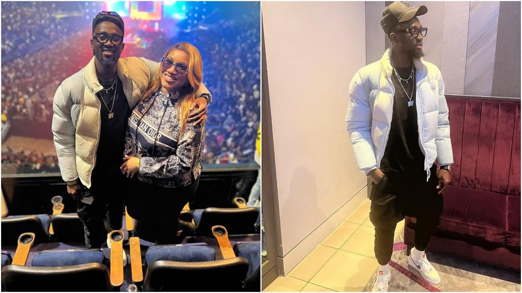 Wilfred Ndidi was in attendance at Davido's concert at the 02 arena