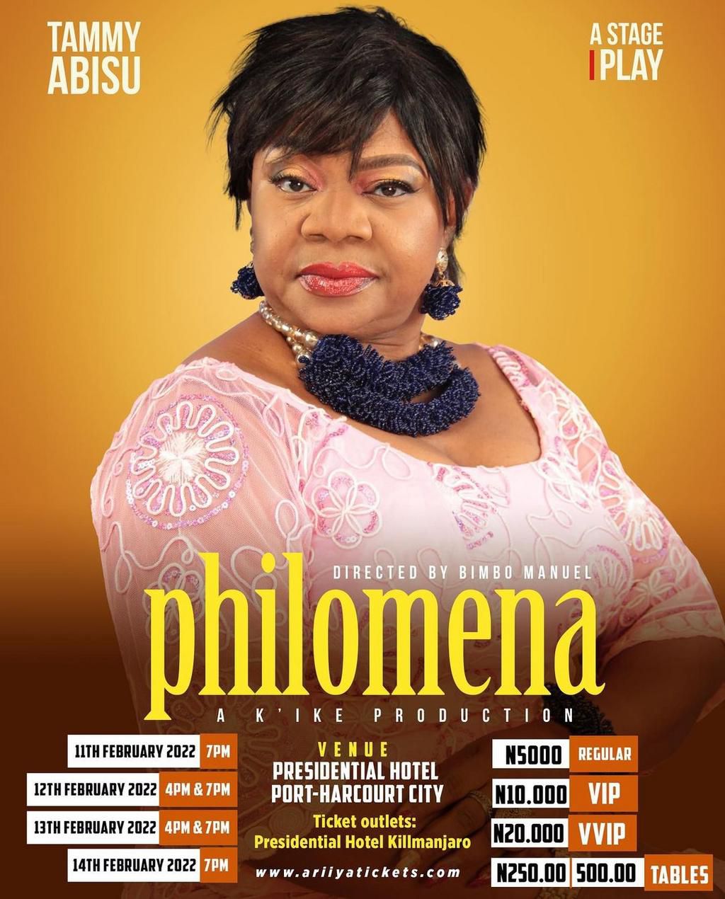 Nollywood heavyweights Monalisa Chinda, Charles Inojie, Francis Duru, Ejike Asiegbu others star in stage play: ‘Philomena' by Bimbo Manuel live In Port Harcourt