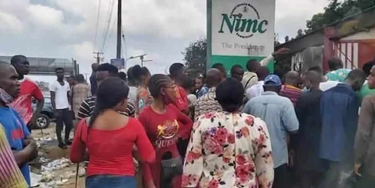 NIMC staff  have stopped NIN enrolment. (Plustv)