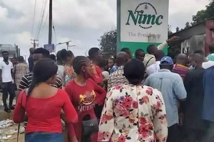 NIMC staff  have stopped NIN enrolment. (Plustv)