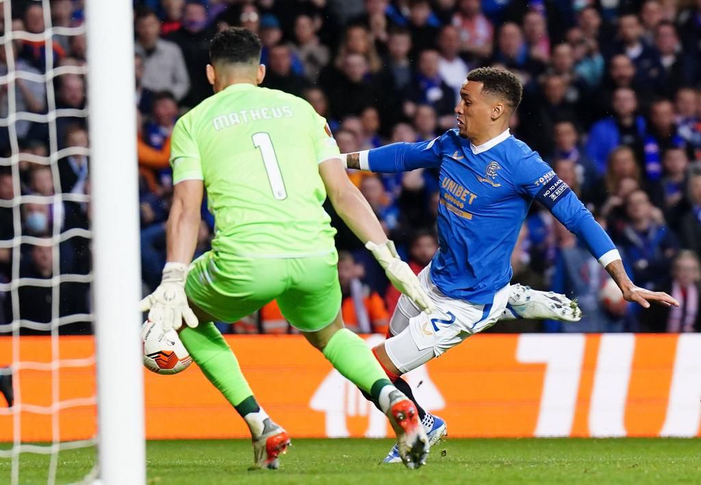 James Tavernier latched onto a good pass from Joe Aribo to open the scoring