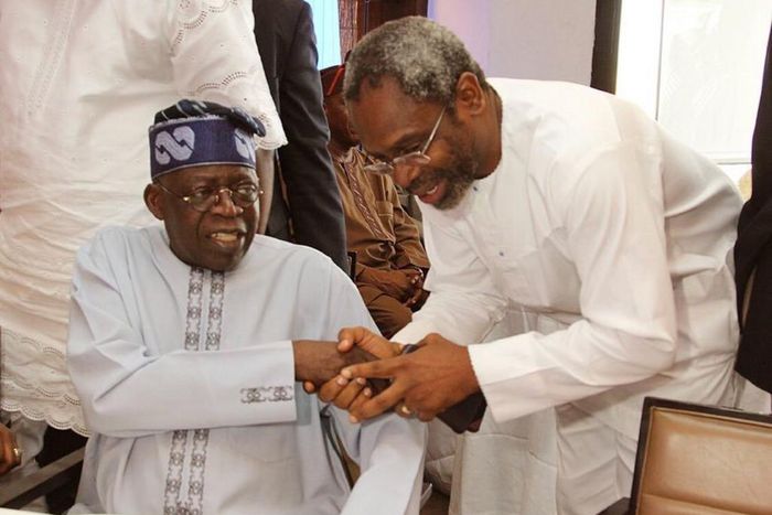 APC National Leader Asiwaju Bola Ahmed Tinubu has congratulated the newly elected presiding officers of the National Assembly, Senator Ahmad Lawan as Senate President and Honourable Femi Gbajabiamila as Speaker House of Representatives [Twitter/@Mr_JAG...