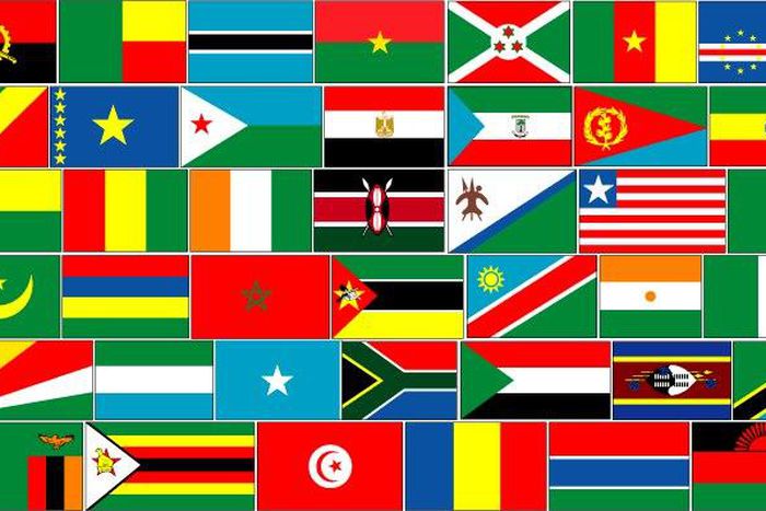 Flags of African countries