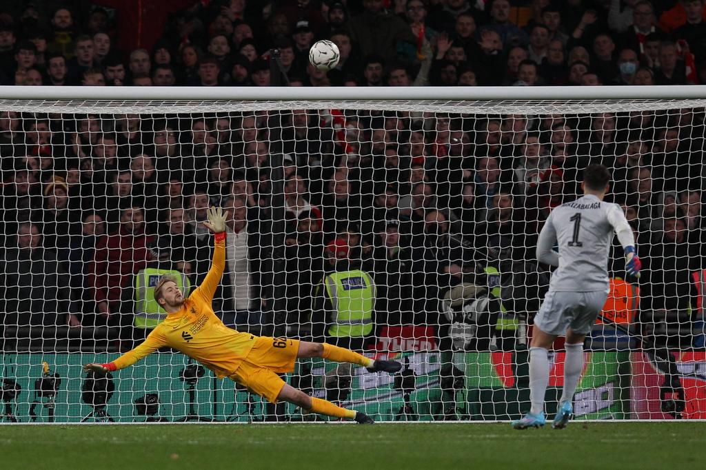 Kepa missed his penalty kick to hand Liverpool the Carabao Cup title on Sunday