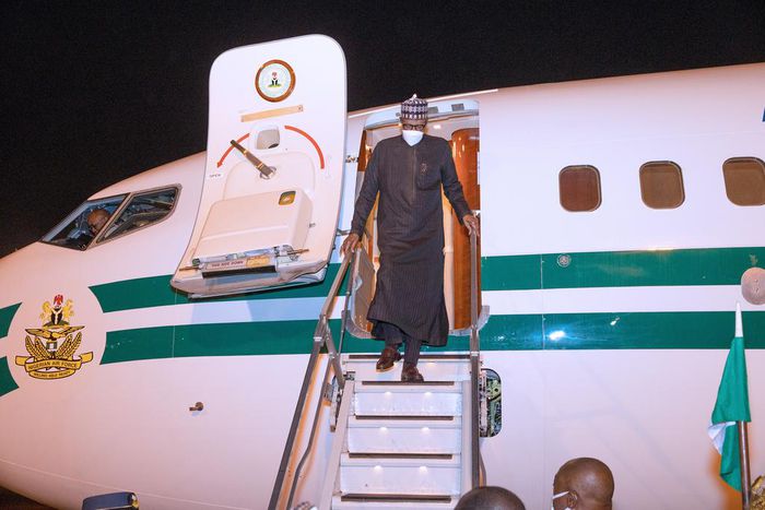 President Muhammadu Buhari returns to Nigeria