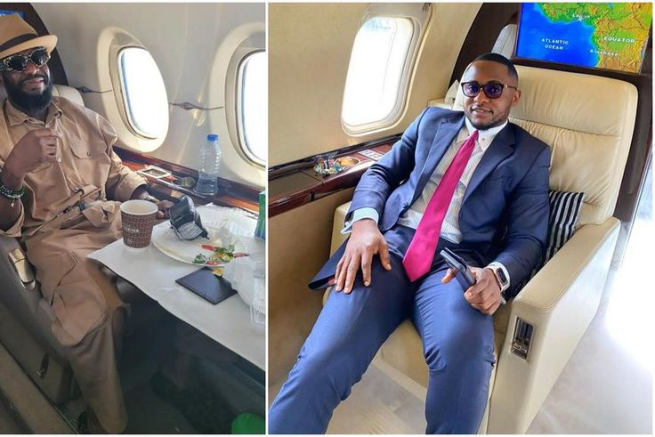 Nigerian music star Timaya and music executive Ubi Franklin [Instagram/TimayaTimaya] [Instagram/UbiFranklin]