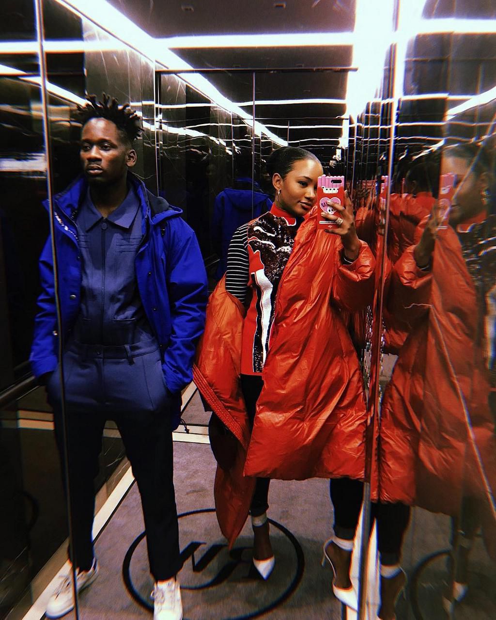 Mr Eazi and bae Temi Otedola [Instagram/TemiOtedola]