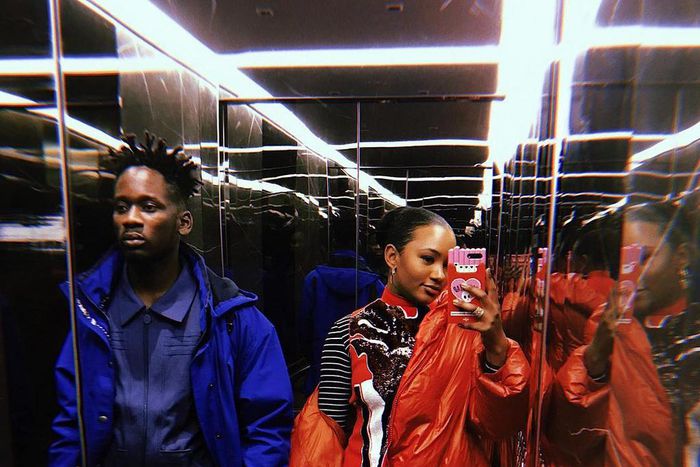 Mr Eazi and bae Temi Otedola [Instagram/TemiOtedola]
