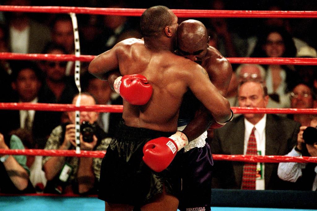 Mike Tyson bit Evander Holyfield's ear in 1997