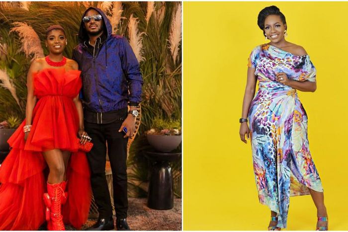 Annie Idibia and hubby 2Face Idbia with media personality Shade Ladipo [Instagram/AnnieIdibia] [Instagram/ShadeLadipo]