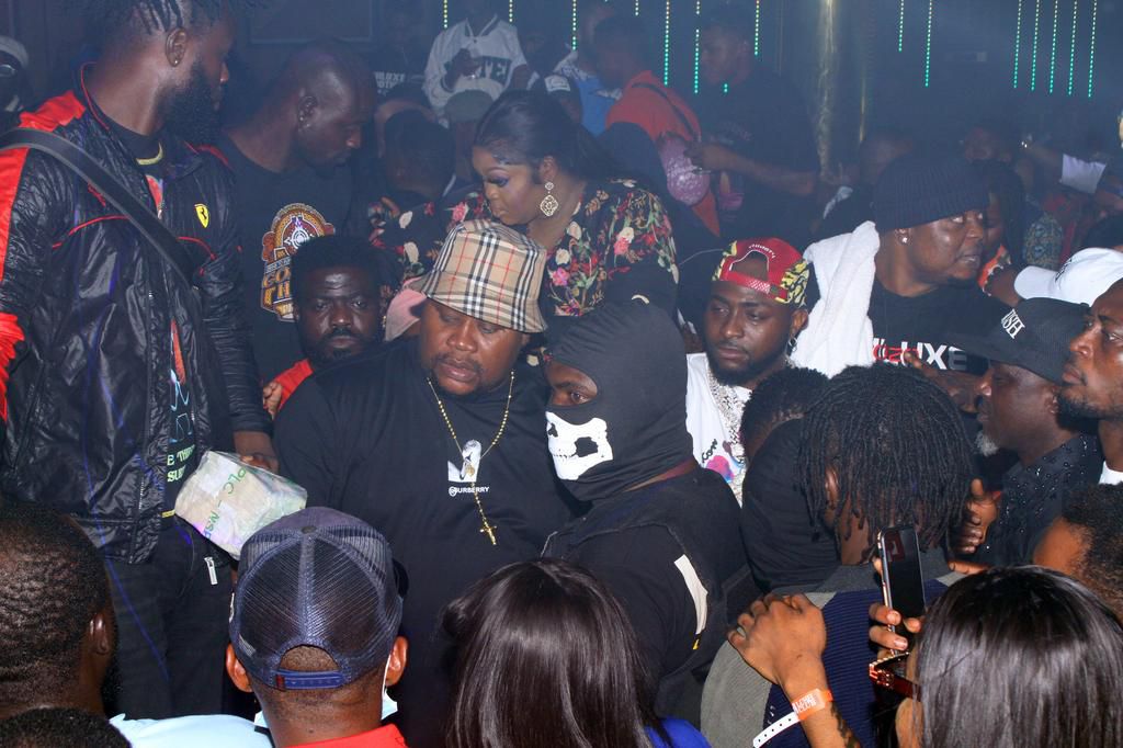 Davido & other stars thrill customers at Lush Club