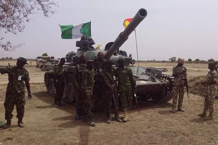 Troops give Boko Haram terrorists bloody nose in Yobe, Borno, killing scores of fighters. [Twitter:@DefenseNigeria]