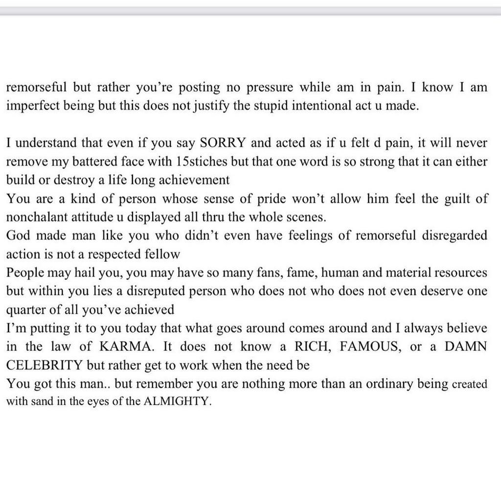 Lady recounts how Timaya left her in a pool of blood