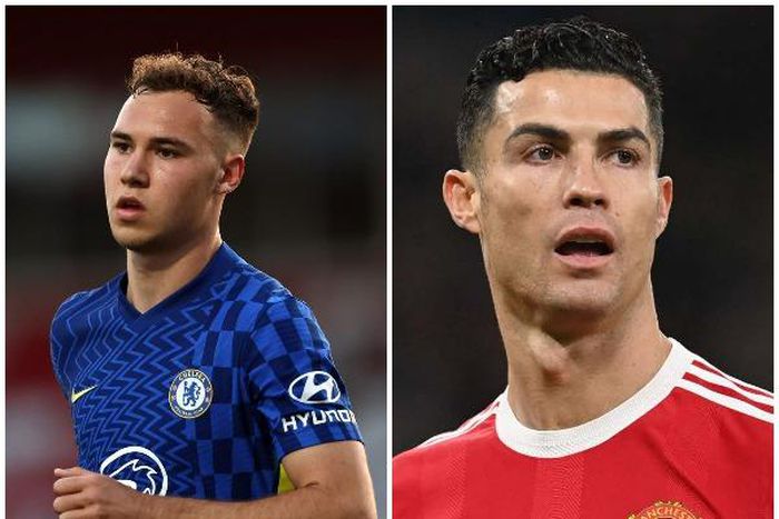 Harvey Vale and Cristiano Ronaldo