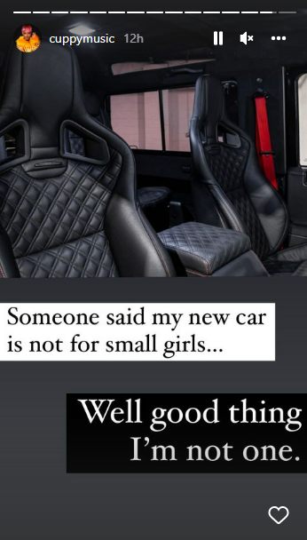 The popular disc jockey gave a tour guide of her new ride, sharing details of some of the unique features of the truck.