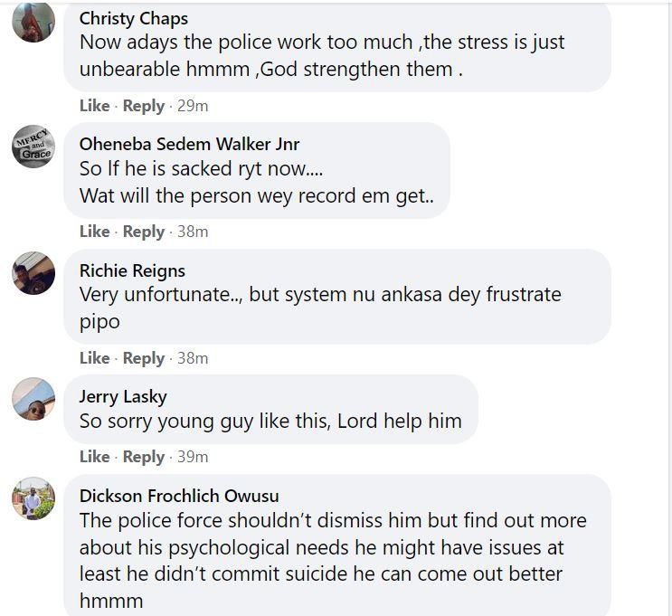 Don’t sack him; he might be depressed – Ghanaians beg IGP on behalf of drunk police officer