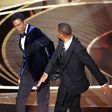 Chris Rock and Will Smith at the 94th Academy Awards at the Dolby Theatre at Ovation Hollywood on Sunday, March 27, 2022  Photo credit: Myung Chun / Los Angeles Times