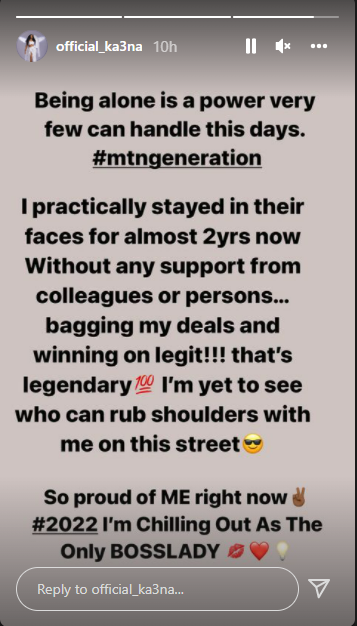 BBNaija's Ka3na brags about all the deals she has bagged without the help of colleagues