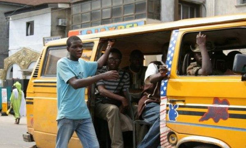 Lagos state trains bus conductors