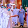 President Muhammadu Buhari (right) with governors of northern states [Presidency]